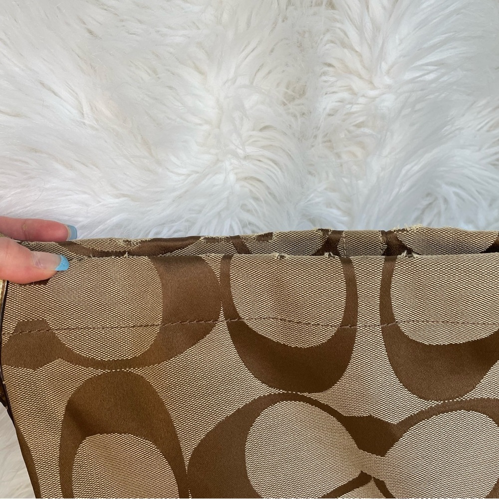 Gold Coach hobo shoulder bag - Picture 7 of 10